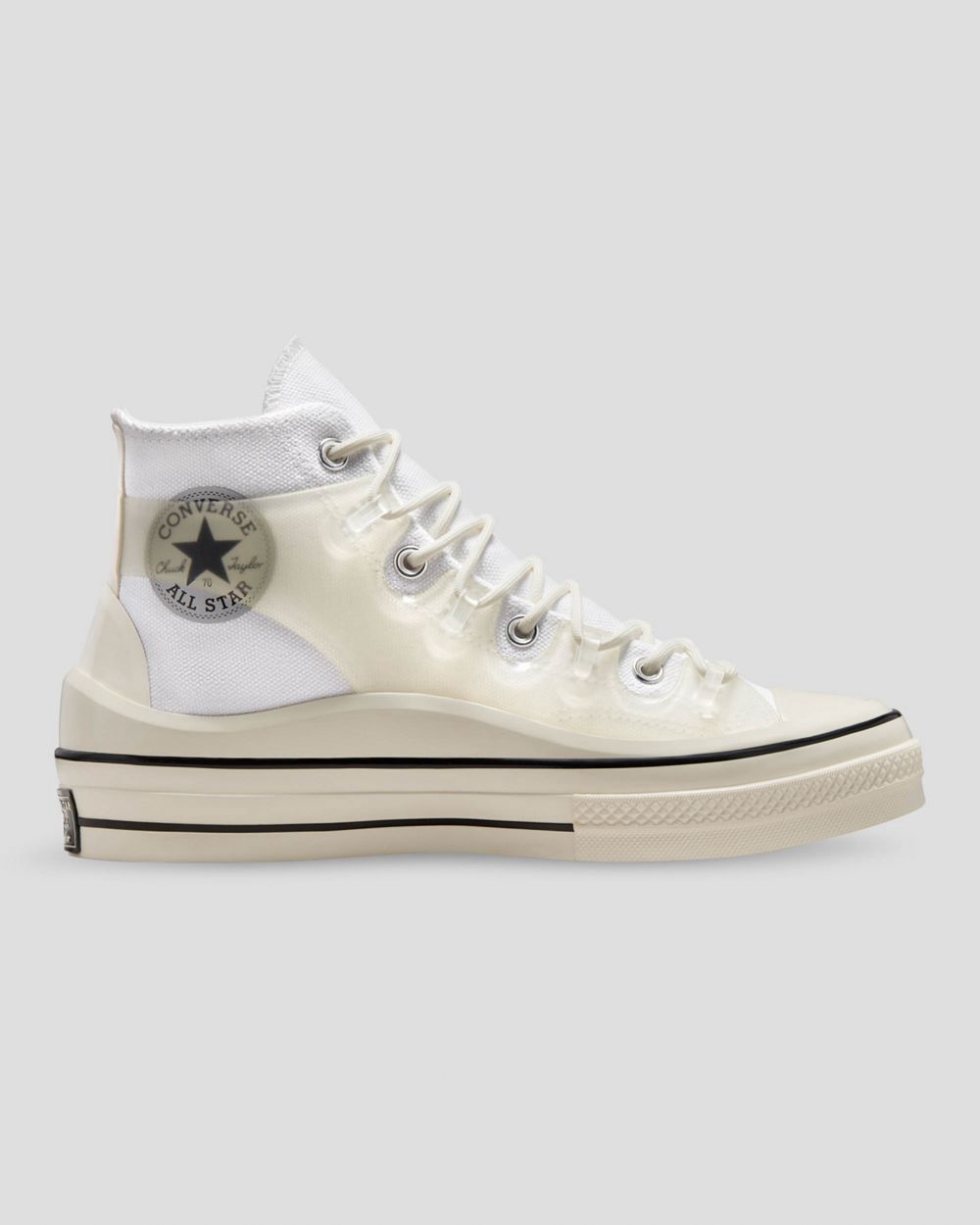 Converse Chuck 70 Utility Hybrid Fusion Høye Sko Dame Hvite | 4715QEMNK