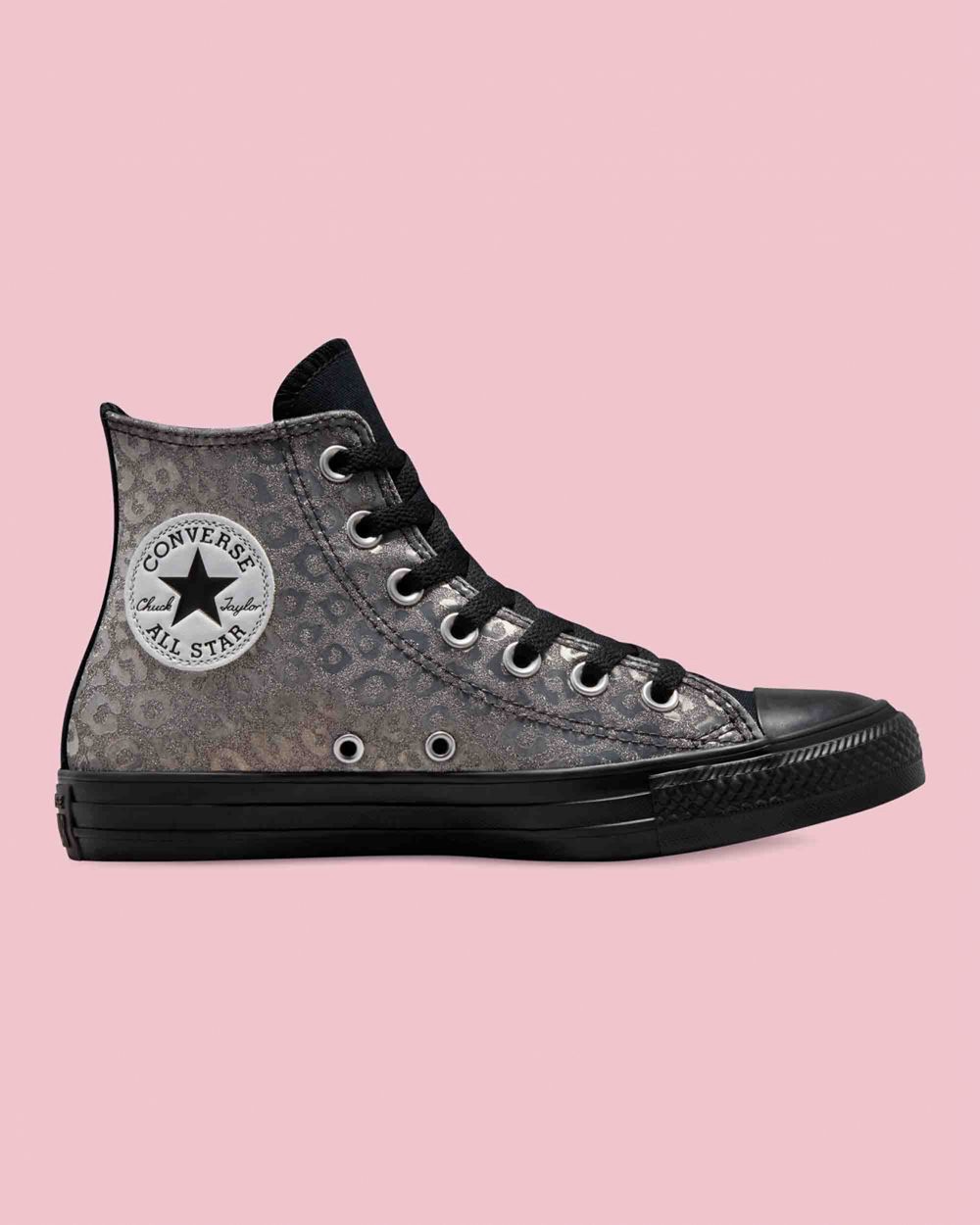 Converse Chuck Taylor All Star Authentic Glam Høye Sko Dame Svarte | 0854SDNGM