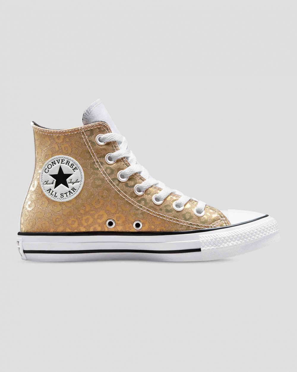 Converse Chuck Taylor All Star Authentic Glam Høye Sko Dame Gull | 5427PHETR