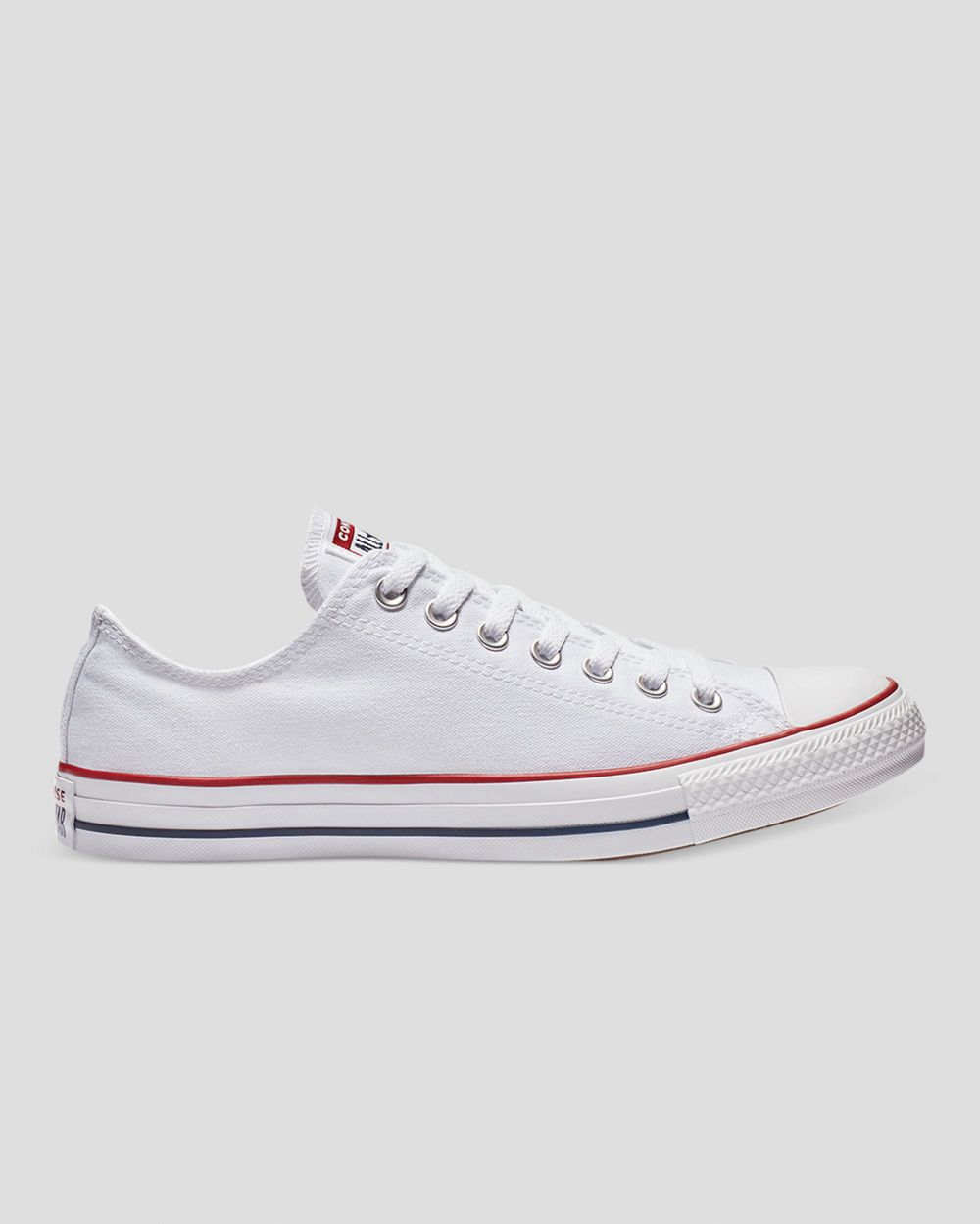 Converse Chuck Taylor All Star Classic Colour Lave Sko Dame Hvite Rød | 1270LVYPD