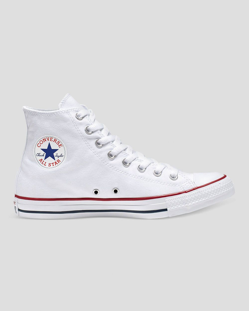 Converse Chuck Taylor All Star Classic Colour Høye Sko Herre Hvite Rød | 7835TCEFQ