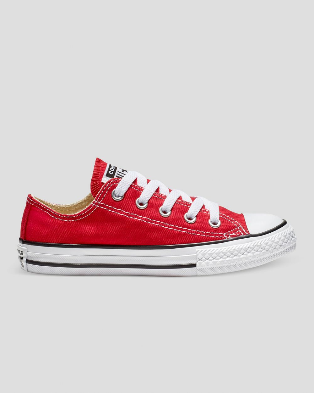 Converse Chuck Taylor All Star Junior Lave Sko Barn Rød | 0781RLDWC