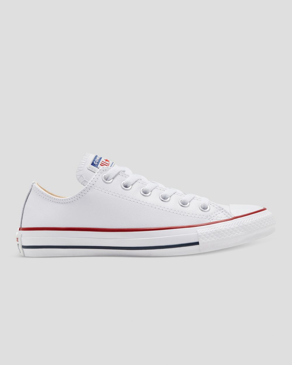 Converse Chuck Taylor All Star Lær Lave Sko Dame Hvite | 3524ASRCD