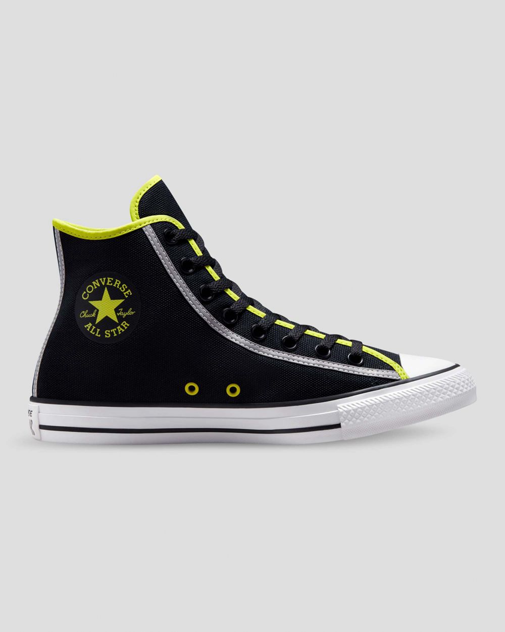 Converse Chuck Taylor All Star Street Utility Reflective Høye Sko Dame Svarte | 6745XKHLW