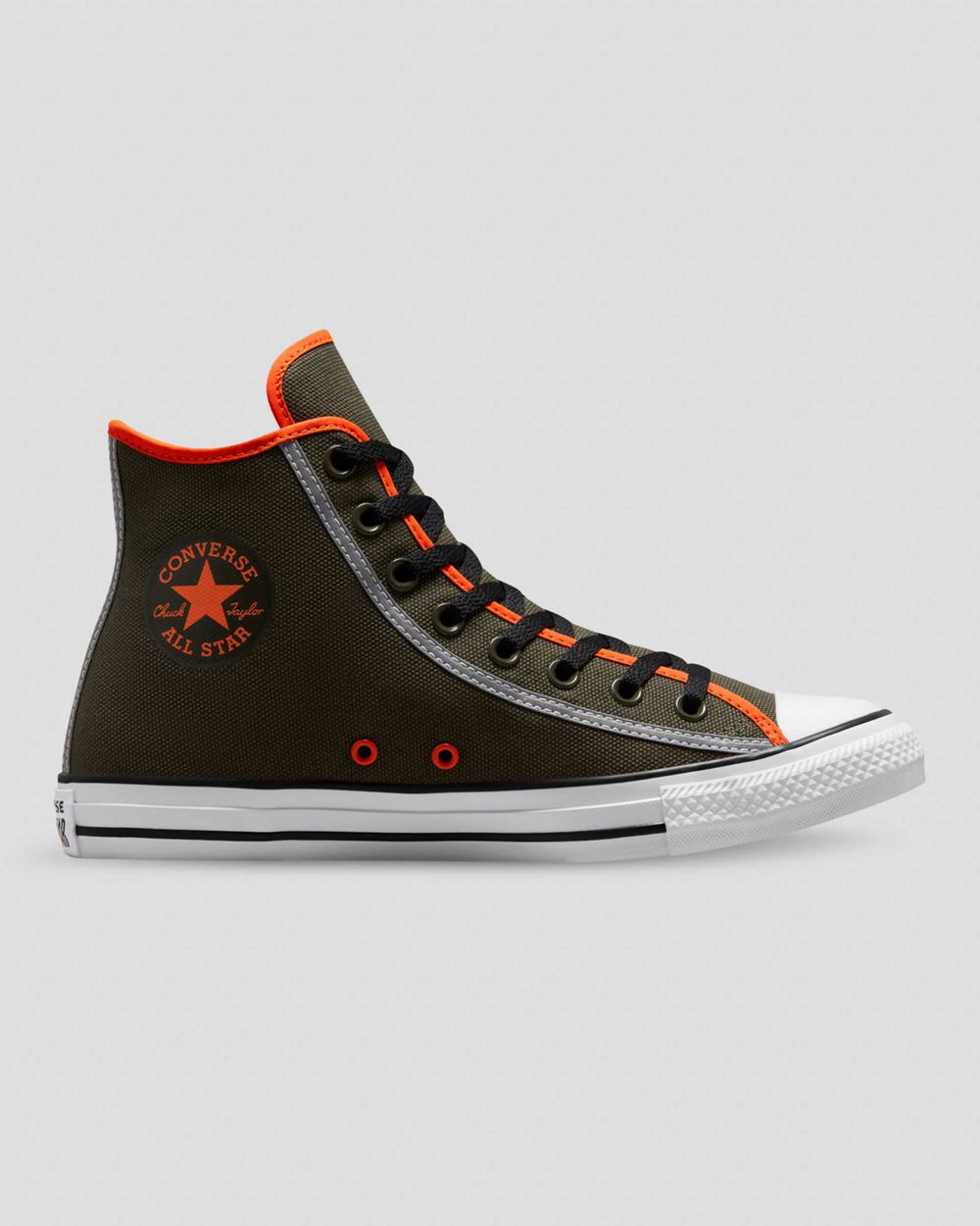 Converse Chuck Taylor All Star Street Utility Reflective Høye Sko Dame Olivengrønne | 7456DCEIX