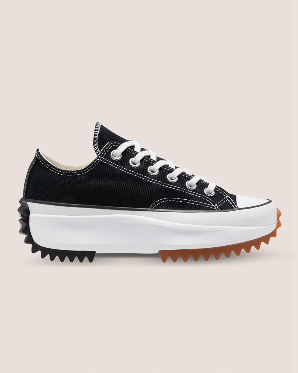 Converse Run Star Hike Canvas Lave Sko Dame Svarte | 9684ILXVD