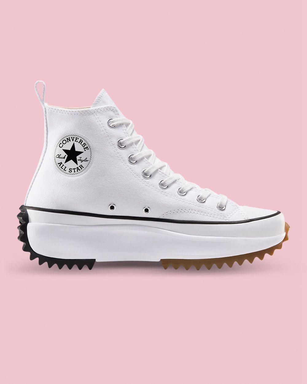 Converse Run Star Hike Lugged Høye Sko Herre Hvite | 3582PZLBO