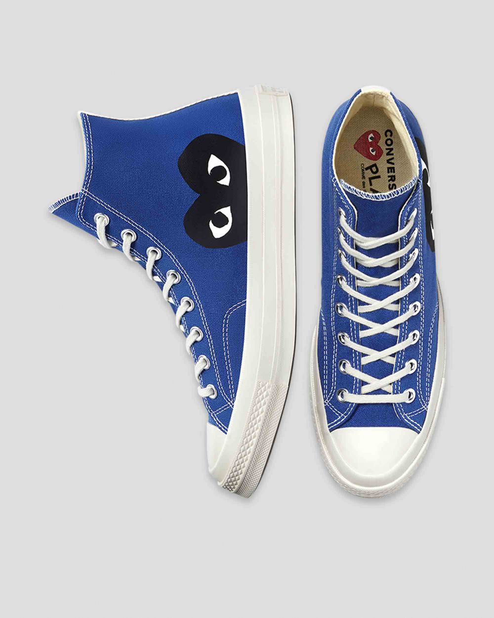 Converse X Comme Des Garçons Chuck 70 Play Høye Sko Herre Blå | 3564WKQBU