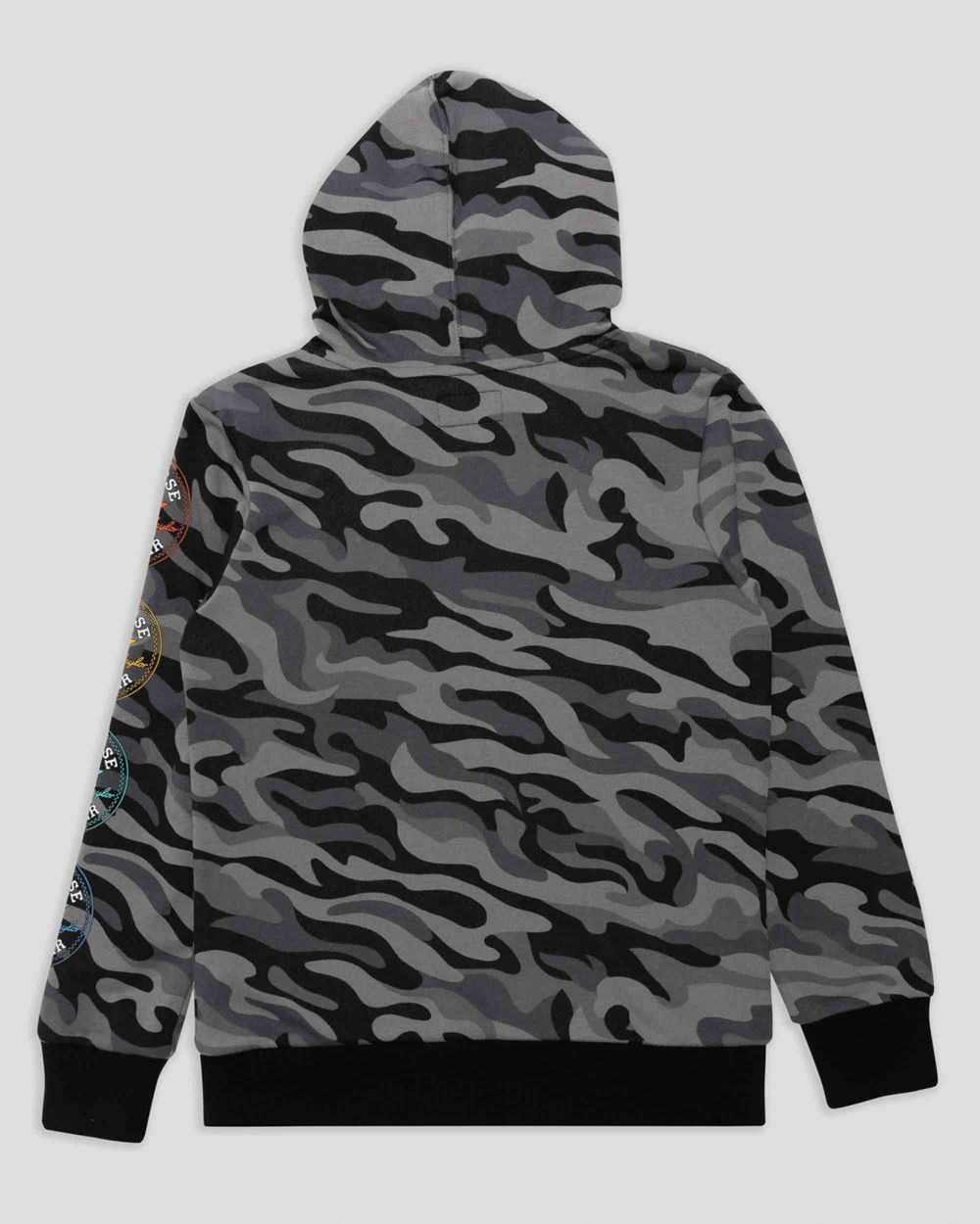 Converse Camo Pullover Youth Hettegensere Barn Grå | 4612NSQPE