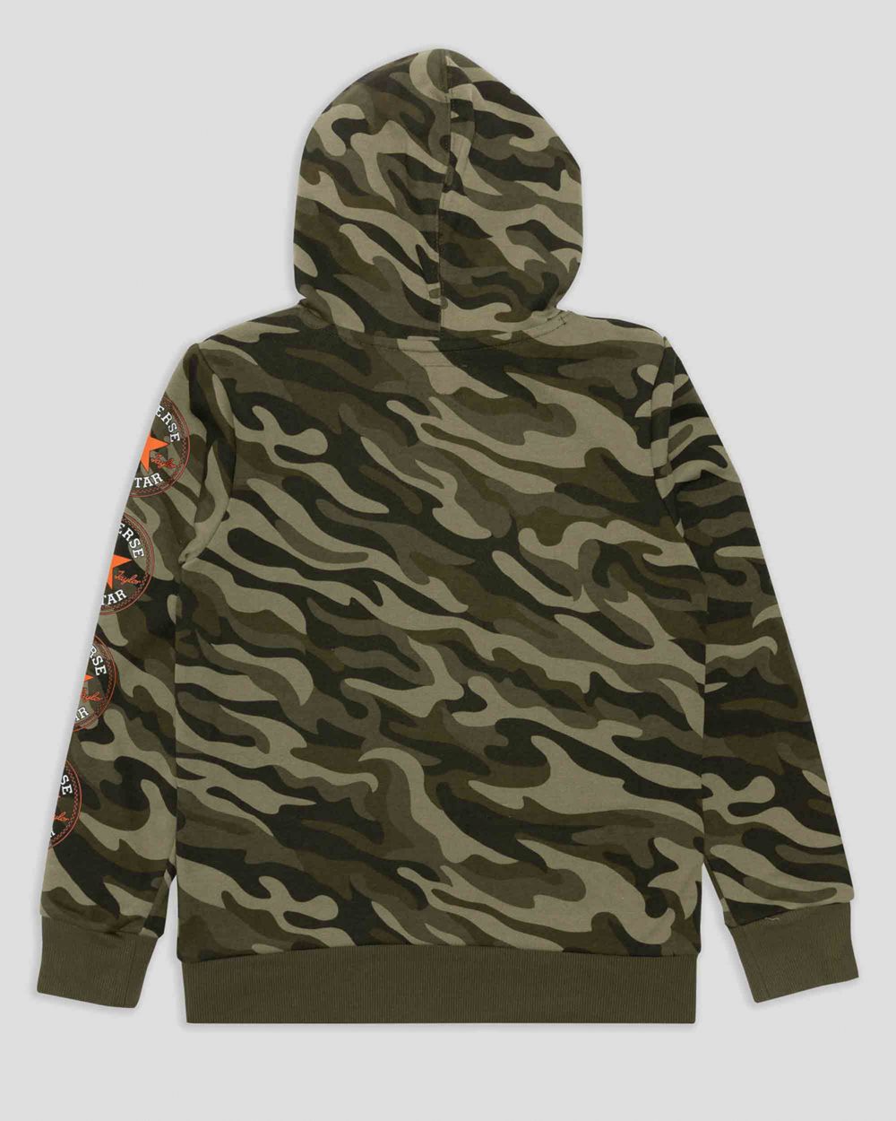 Converse Camo Pullover Youth Hettegensere Barn Olivengrønne | 4795GVMFI