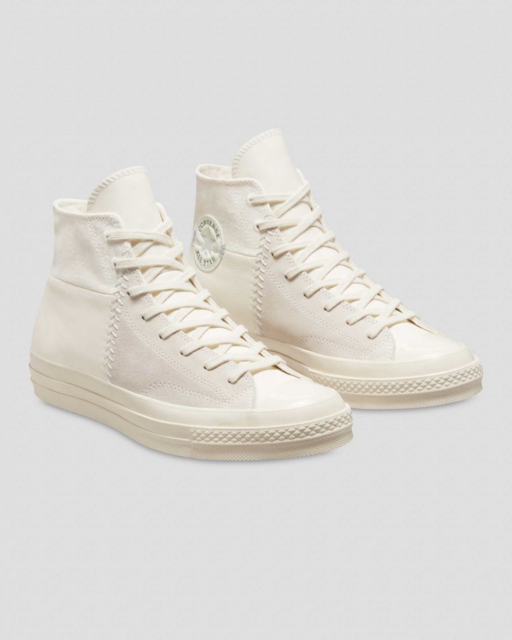 Converse Chuck 70 Crafted Split Construction Høye Sko Dame Hvite | 4573PDWBZ