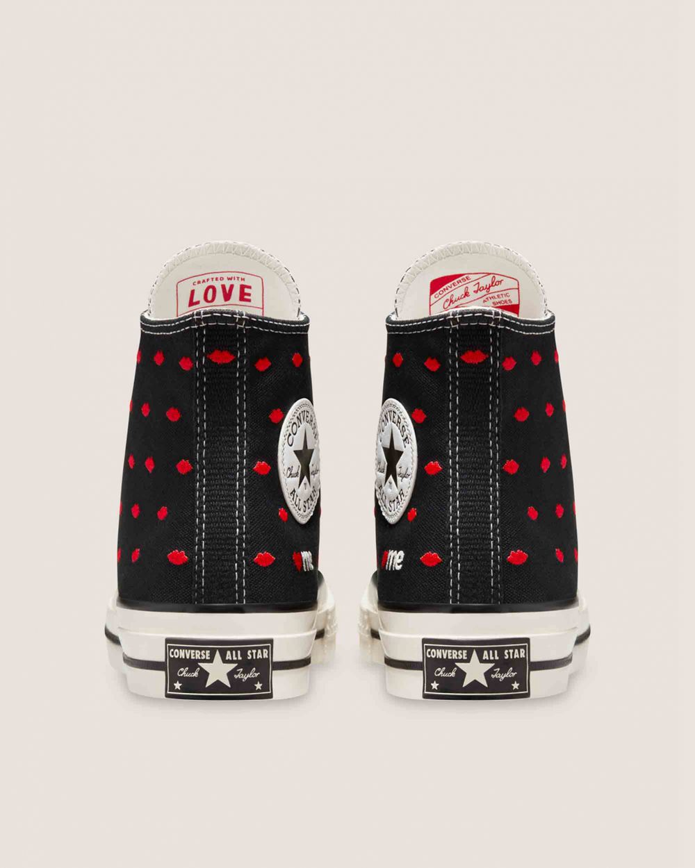 Converse Chuck 70 Crafted With Love Høye Sko Herre Svarte | 5342JUNHW