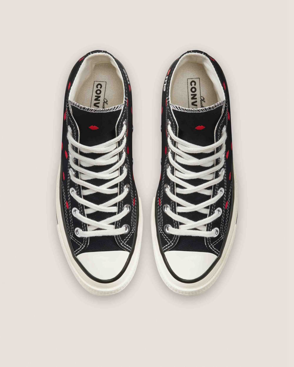 Converse Chuck 70 Crafted With Love Høye Sko Herre Svarte | 5342JUNHW