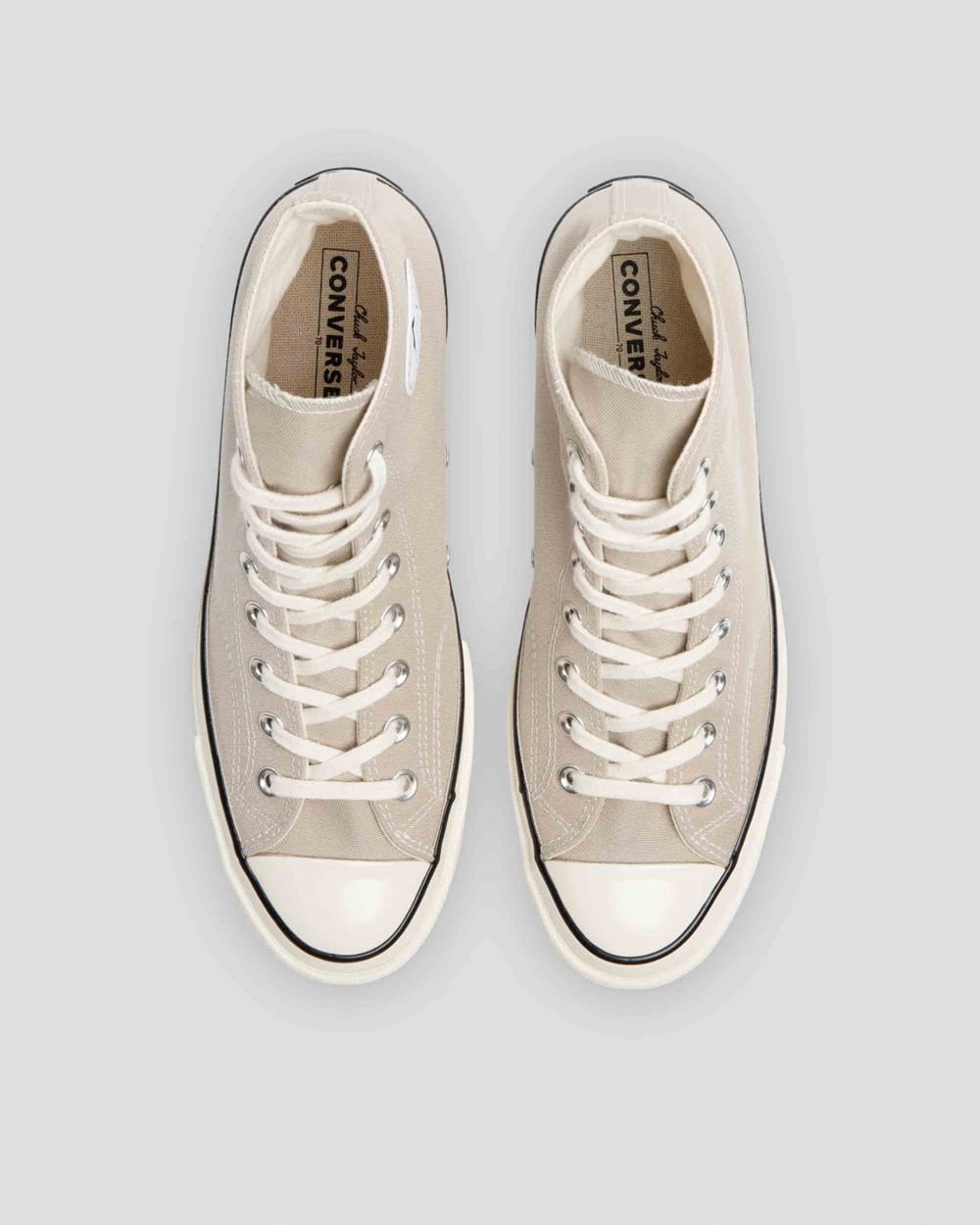 Converse Chuck 70 Recycled Canvas Seasonal Colour Høye Sko Dame Beige | 2613IFHOT