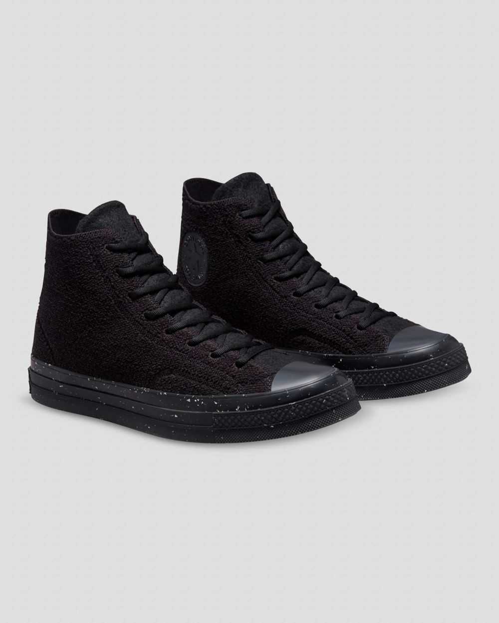 Converse Chuck 70 Renew Remix Knit Høye Sko Herre Svarte | 0714RZONC