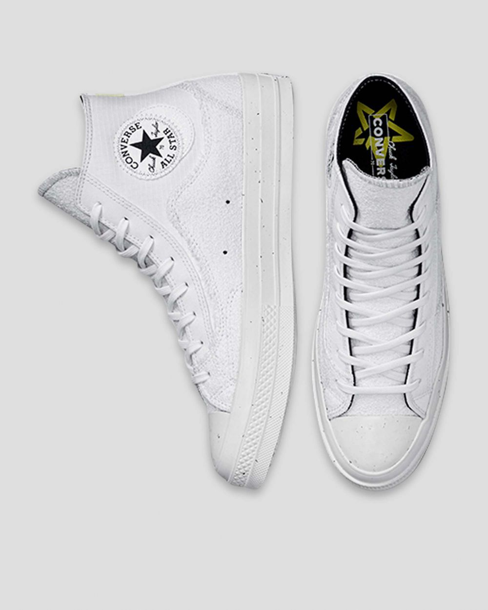 Converse Chuck 70 Renew Remix Mono Høye Sko Herre Hvite | 5460EACBV