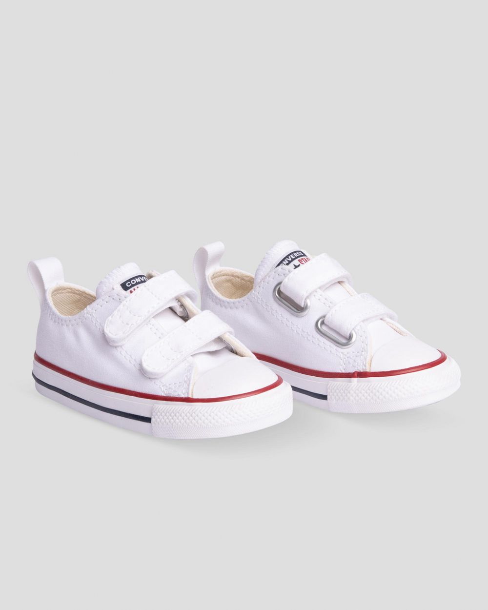 Converse Chuck Taylor All Star 2v Toddler Lave Sko Barn Hvite | 2308QWHDZ