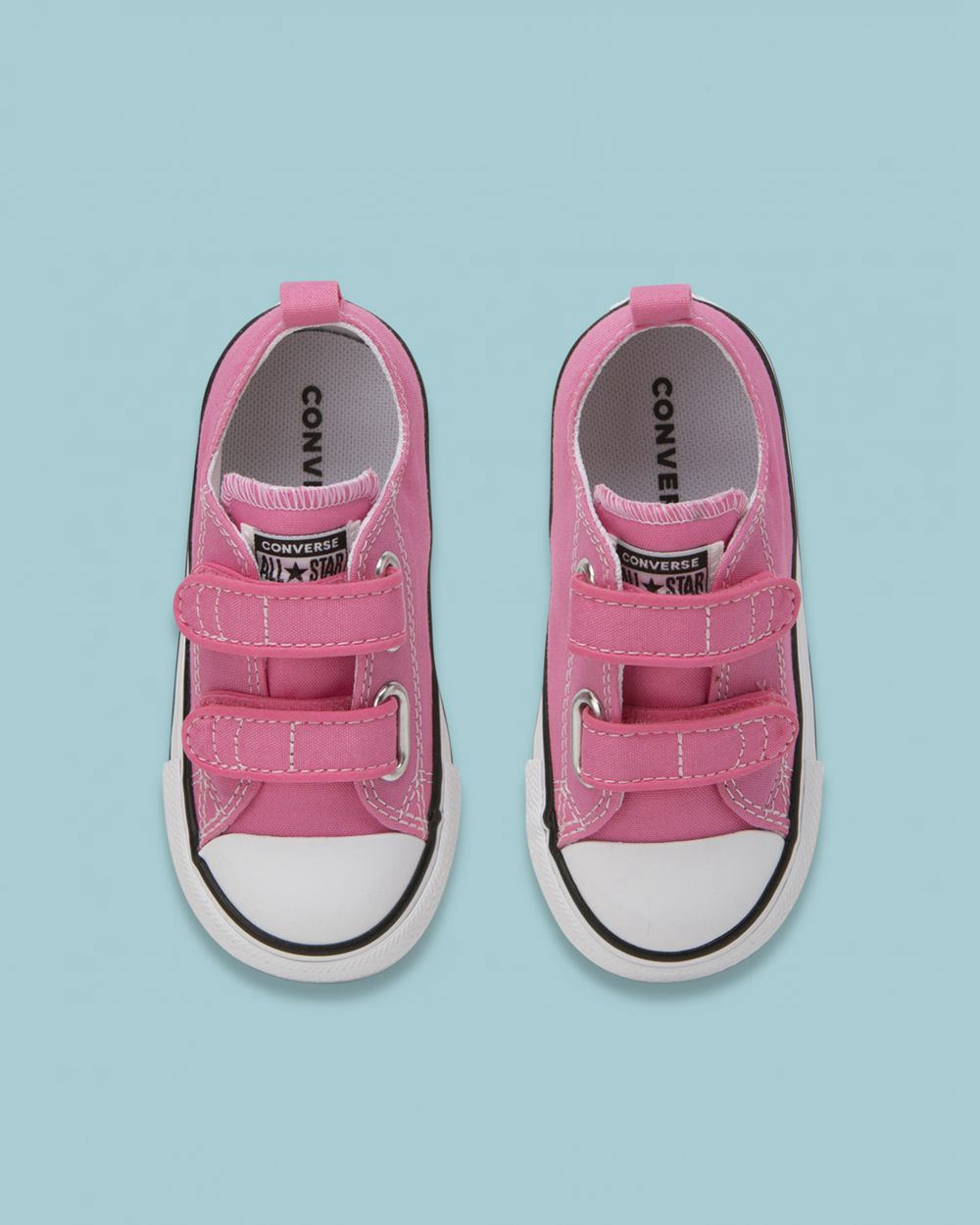 Converse Chuck Taylor All Star 2v Toddler Slip On Sko Barn Rosa | 6391IAFYS