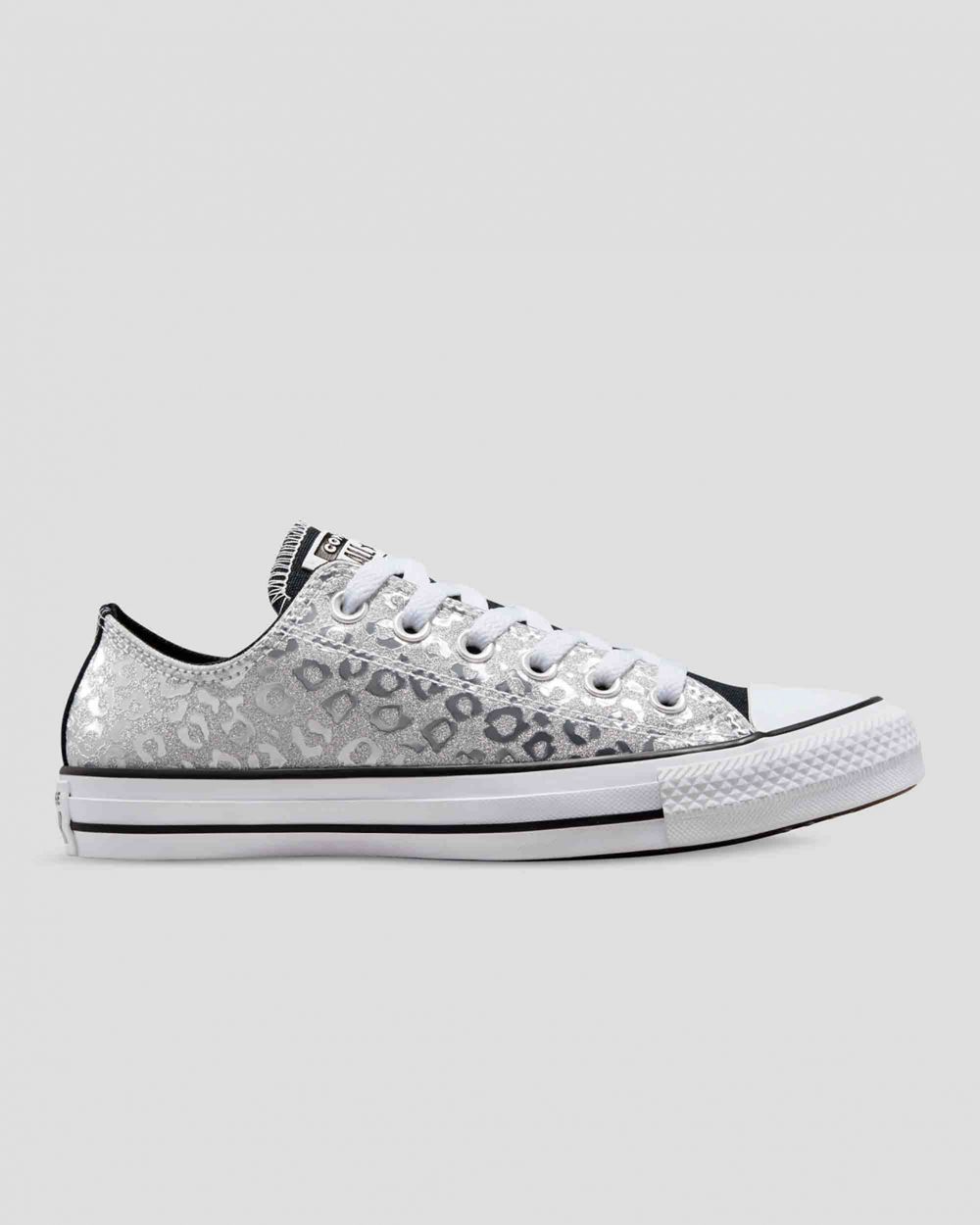 Converse Chuck Taylor All Star Authentic Glam Lave Sko Dame Sølv | 3276QUSGP