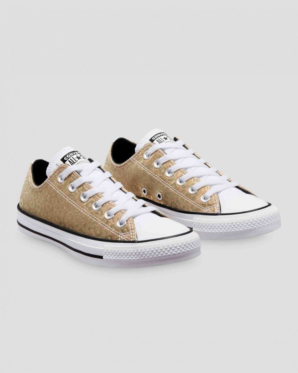 Converse Chuck Taylor All Star Authentic Glam Lave Sko Dame Gull | 3728EGSJI