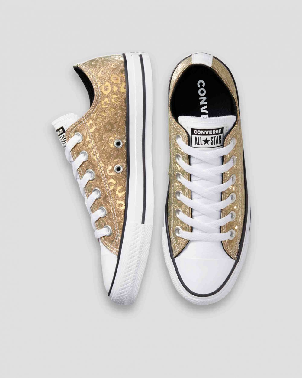 Converse Chuck Taylor All Star Authentic Glam Lave Sko Dame Gull | 3728EGSJI