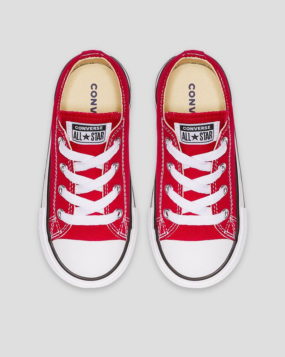 Converse Chuck Taylor All Star Classic Colour Lave Sko Dame Rød | 1582PJXMH