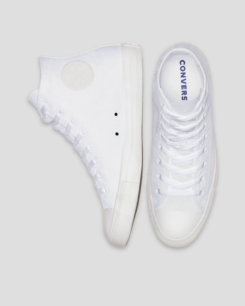 Converse Chuck Taylor All Star Classic Colour Høye Sko Herre Hvite | 2896GJVDY