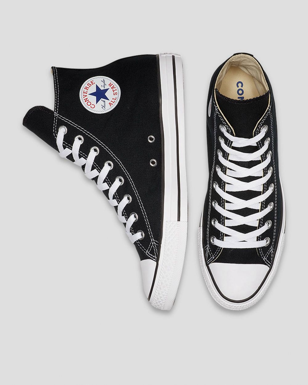 Converse Chuck Taylor All Star Classic Colour Høye Sko Dame Svarte Hvite | 3460BWDTC