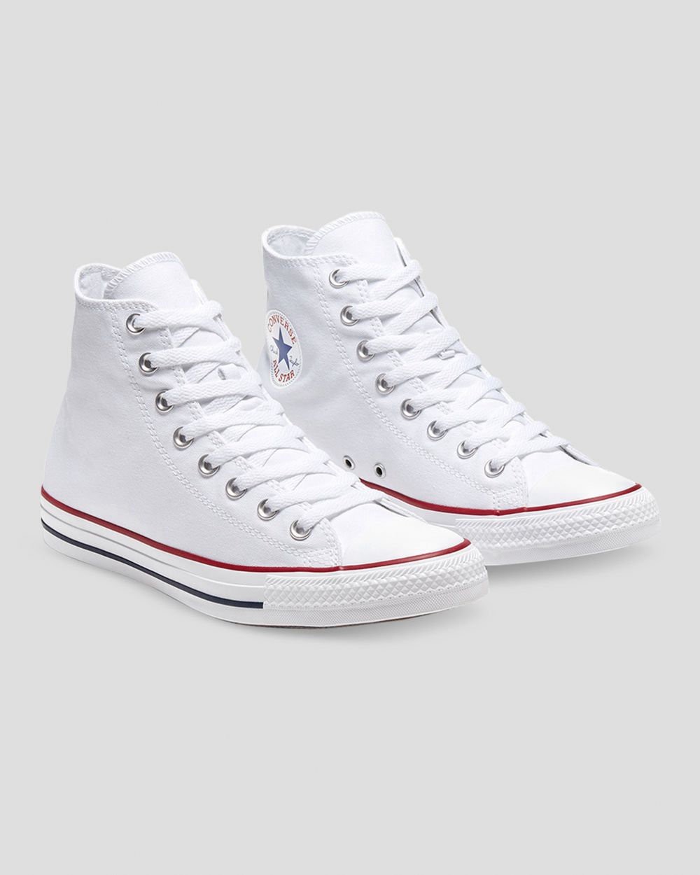 Converse Chuck Taylor All Star Classic Colour Høye Sko Herre Hvite Rød | 7835TCEFQ