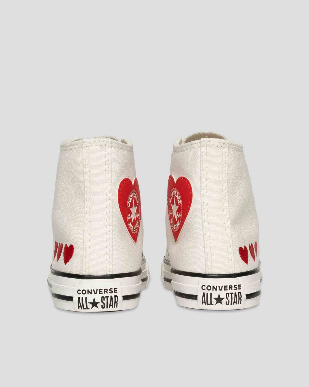 Converse Chuck Taylor All Star Crafted With Love Junior Høye Sko Barn Hvite | 9427GSIQF