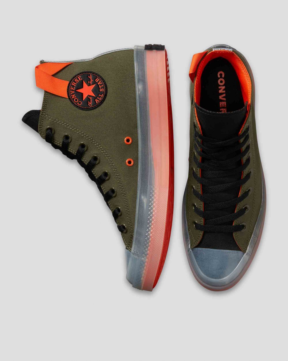 Converse Chuck Taylor All Star Cx Street Utility Høye Sko Dame Olivengrønne | 3578TCDGL