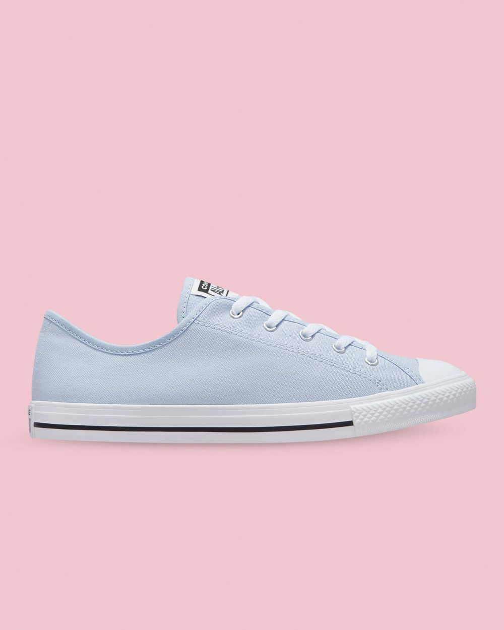 Converse Chuck Taylor All Star Dainty Canvas Lave Sko Dame Blå | 4126HEFRZ