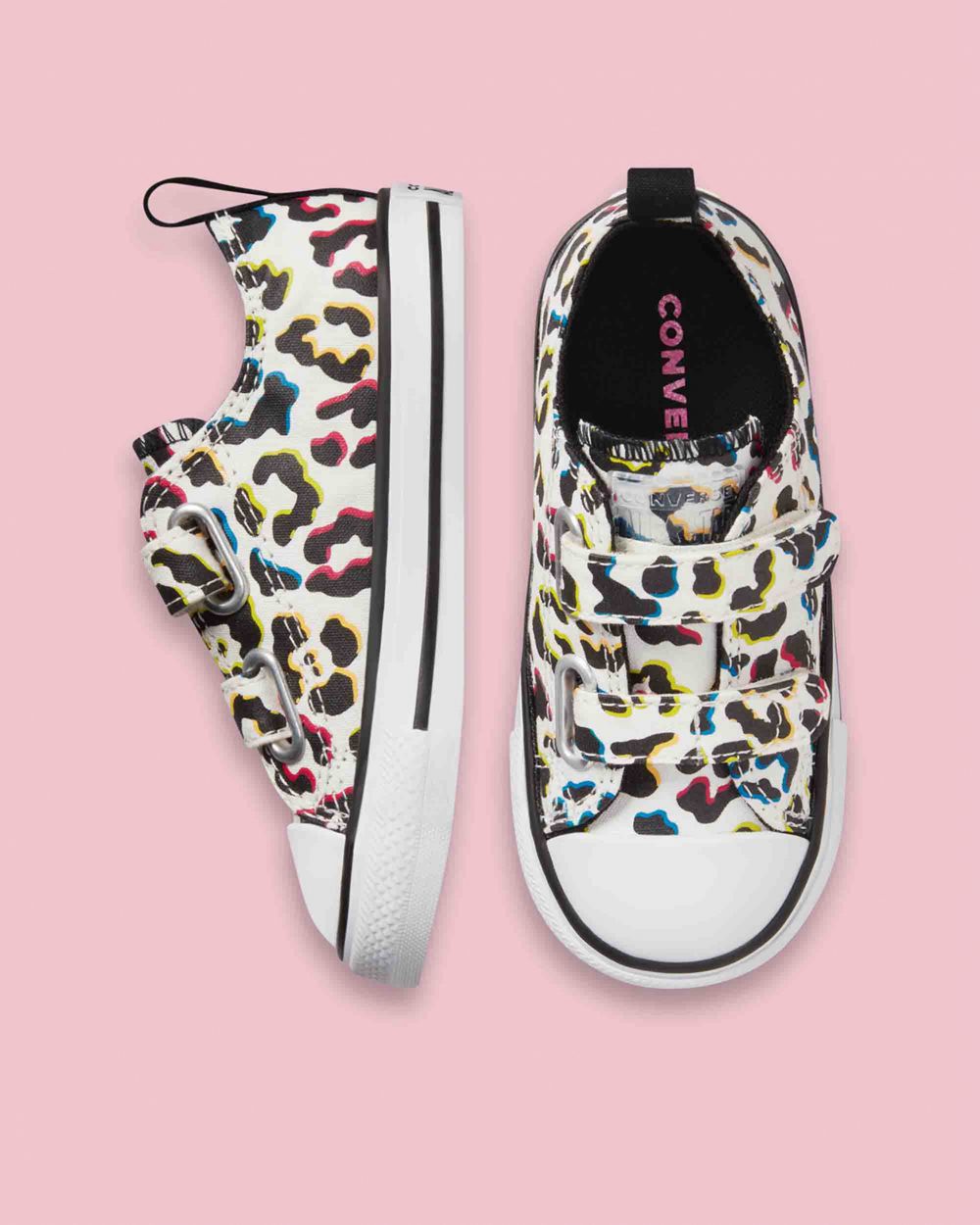 Converse Chuck Taylor All Star Leopard Print Toddler 2v Lave Sko Barn Multicolor | 1905OUIKH