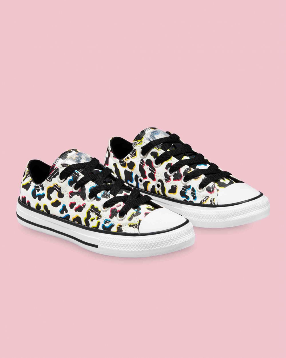 Converse Chuck Taylor All Star Leopard Print Junior Lave Sko Barn Multicolor | 5830MACUT