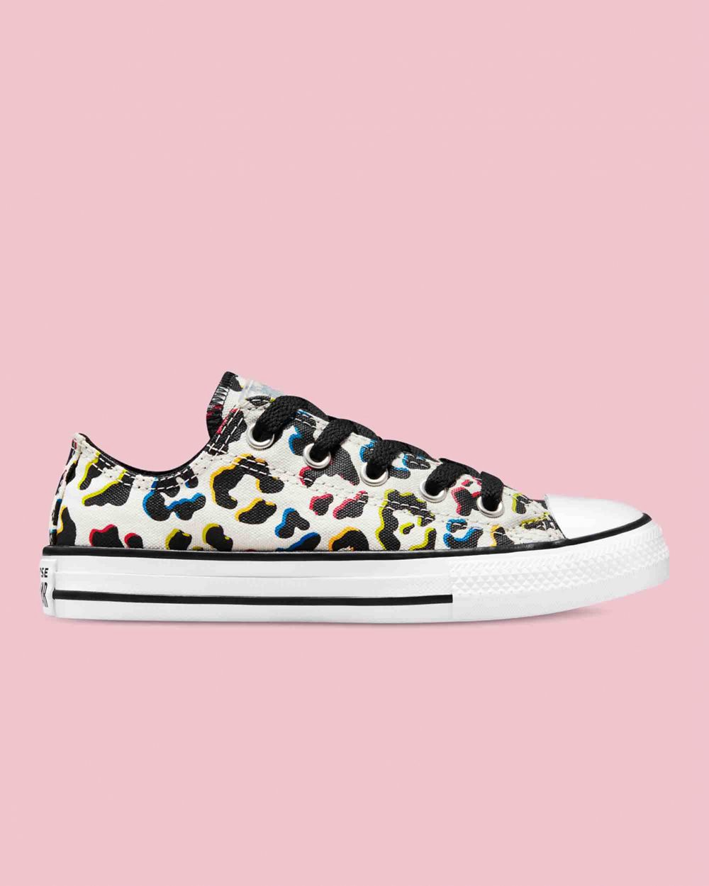 Converse Chuck Taylor All Star Leopard Print Junior Lave Sko Barn Multicolor | 5830MACUT