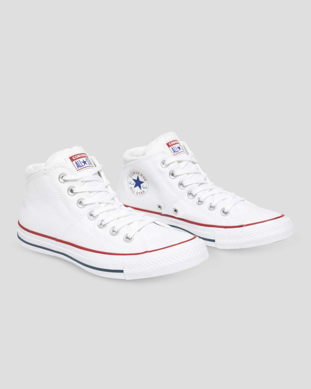 Converse Chuck Taylor All Star Madison True Faves Midtsko Dame Hvite | 7469LJRET