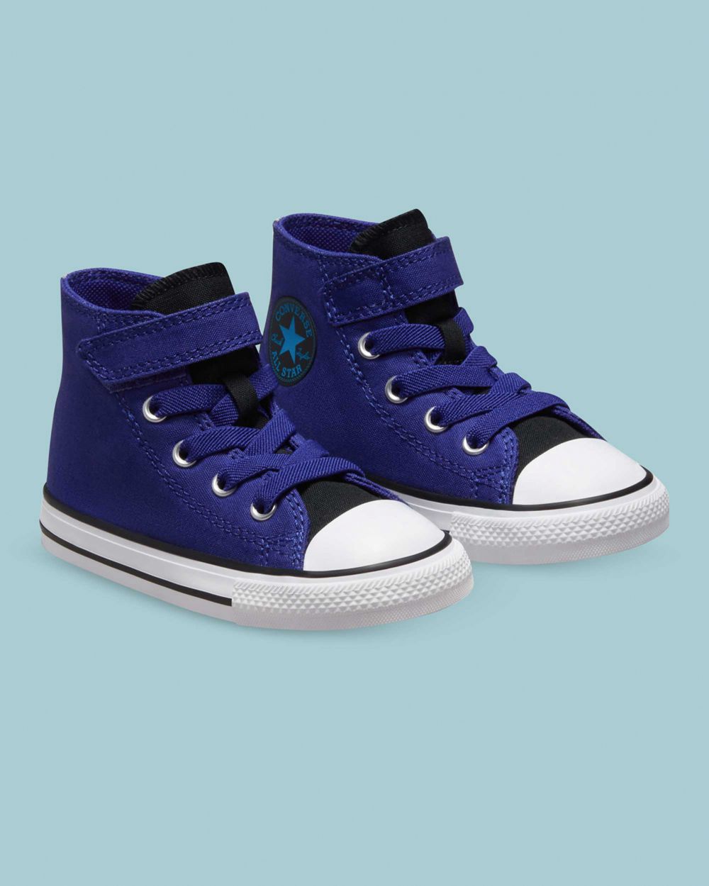 Converse Chuck Taylor All Star Reflective 1v Toddler Høye Sko Barn Blå | 7359TONDY