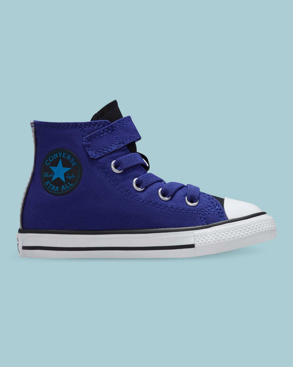 Converse Chuck Taylor All Star Reflective 1v Toddler Høye Sko Barn Blå | 7359TONDY