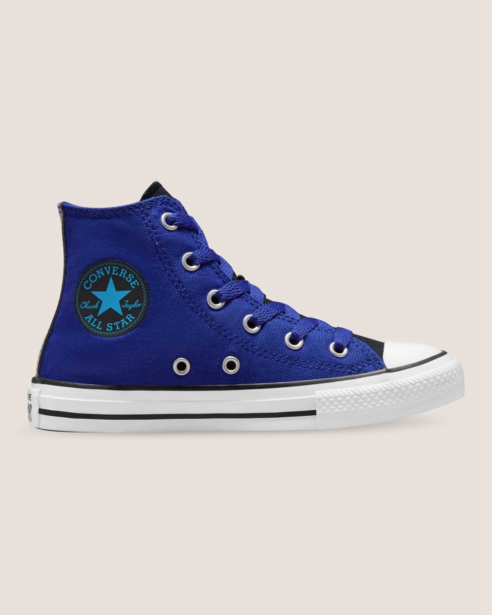 Converse Chuck Taylor All Star Reflective Junior Høye Sko Barn Blå | 8507NZIUR