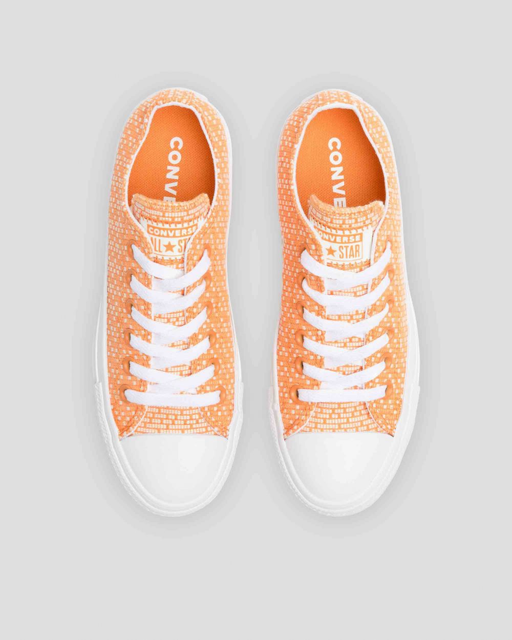 Converse Chuck Taylor All Star Reversed Stitched Lave Sko Dame Oransje | 0243FWGUD