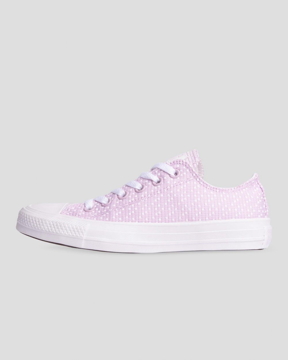 Converse Chuck Taylor All Star Reversed Stitched Lave Sko Dame Rosa | 4589CGALK