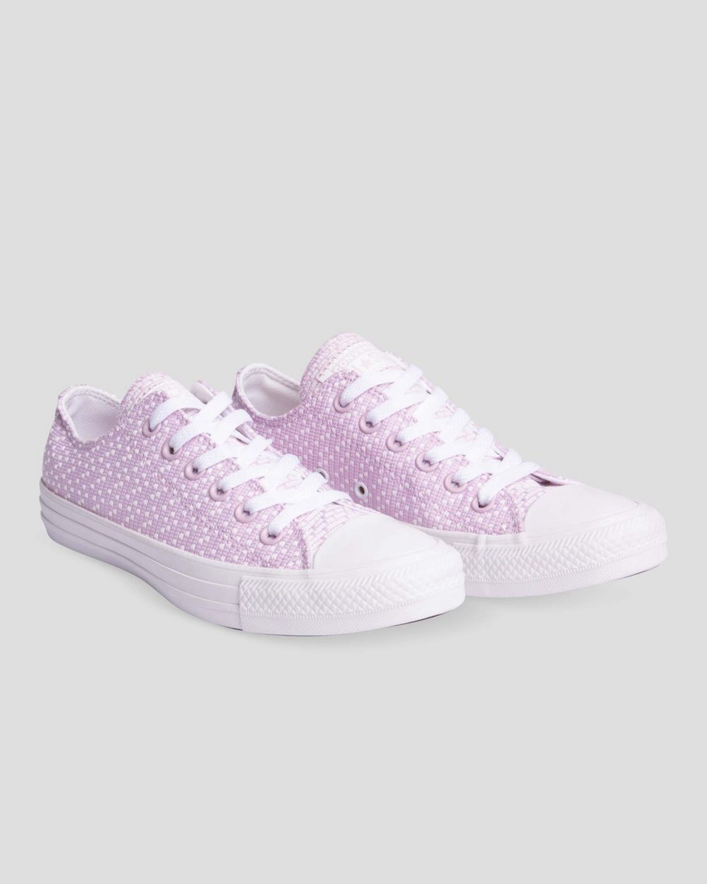 Converse Chuck Taylor All Star Reversed Stitched Lave Sko Dame Rosa | 4589CGALK