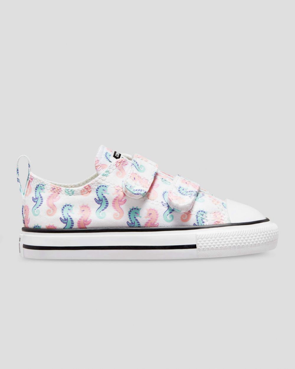 Converse Chuck Taylor All Star Seahorse Print 2v Toddler Lave Sko Barn Hvite | 0317VNDBZ