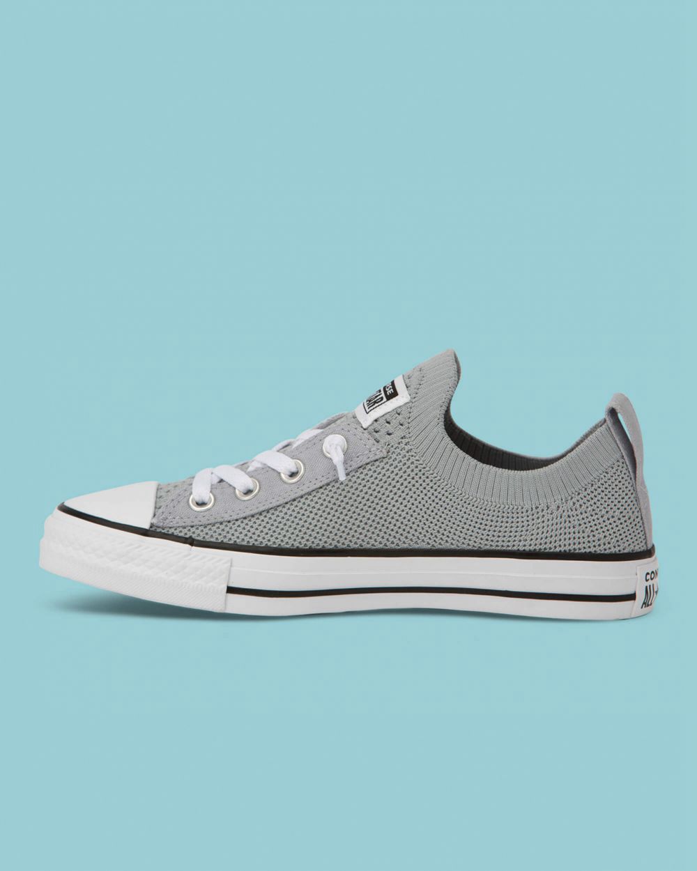 Converse Chuck Taylor All Star Shoreline Knit Slip On Sko Dame Grå | 2450ZPEGO