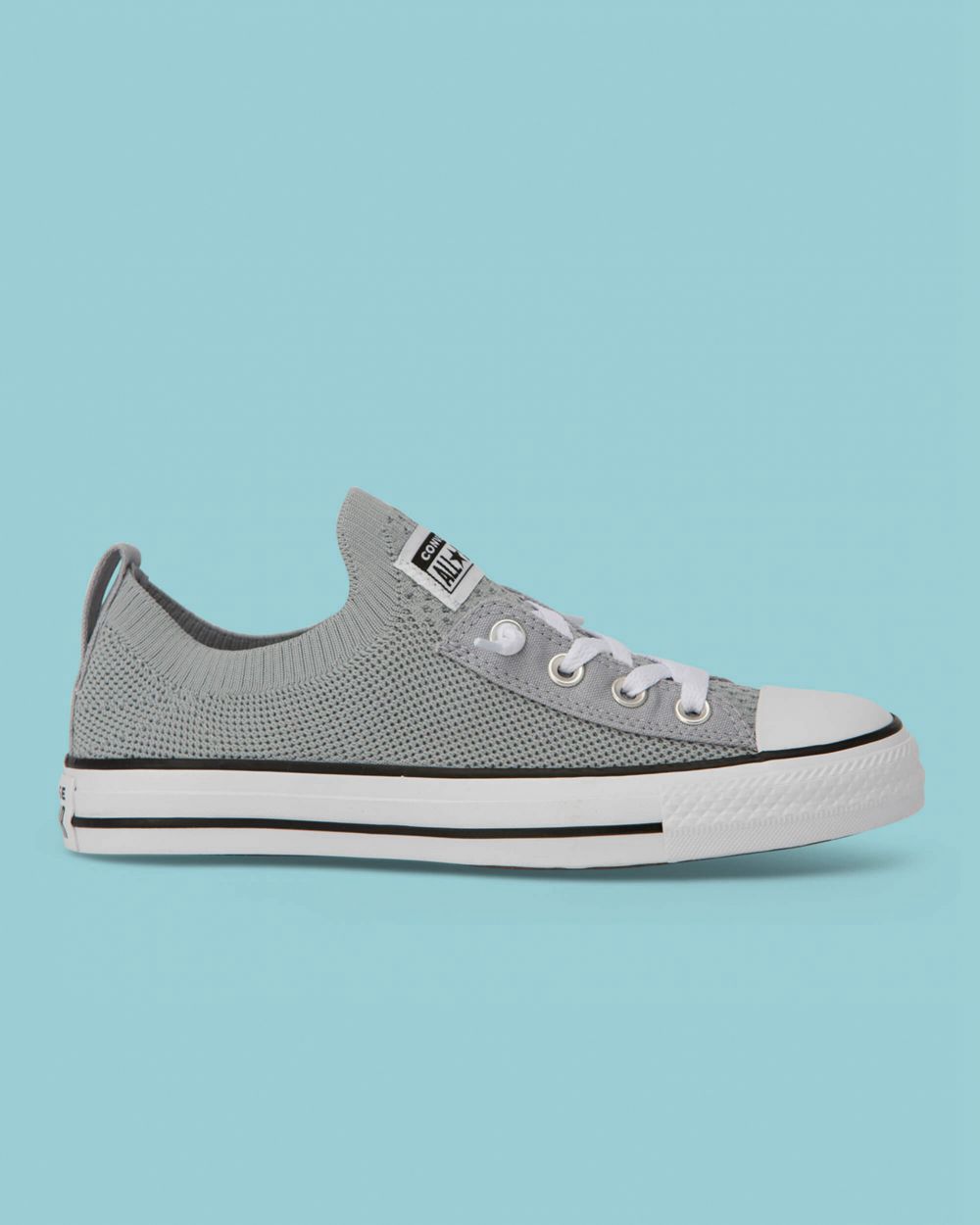 Converse Chuck Taylor All Star Shoreline Knit Slip On Sko Dame Grå | 2450ZPEGO