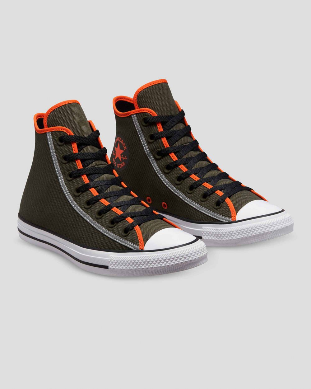 Converse Chuck Taylor All Star Street Utility Reflective Høye Sko Herre Olivengrønne | 4367WDPLN