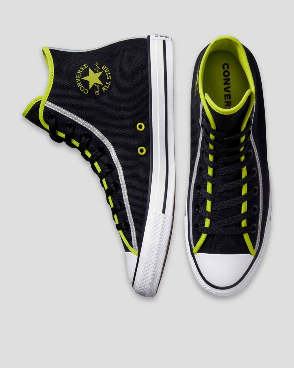 Converse Chuck Taylor All Star Street Utility Reflective Høye Sko Dame Svarte | 6745XKHLW