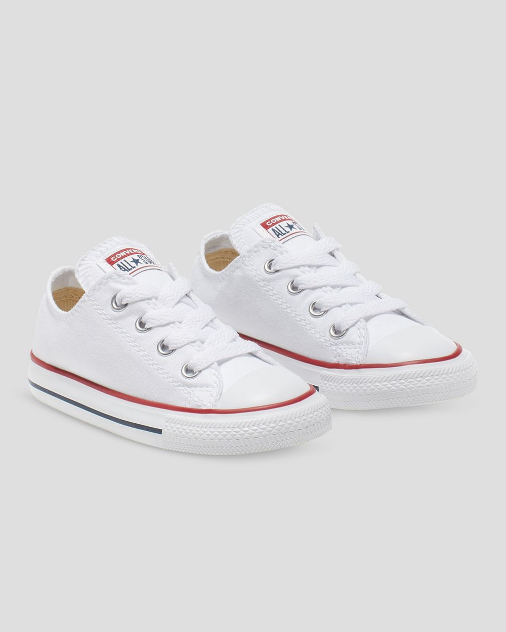 Converse Chuck Taylor All Star Toddler Lave Sko Barn Hvite | 9182WMBHP