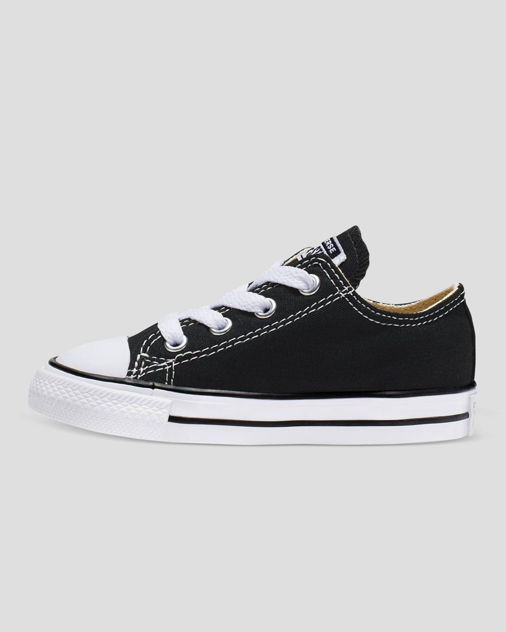 Converse Chuck Taylor All Star Toddler Lave Sko Barn Svarte | 9748ORGAL