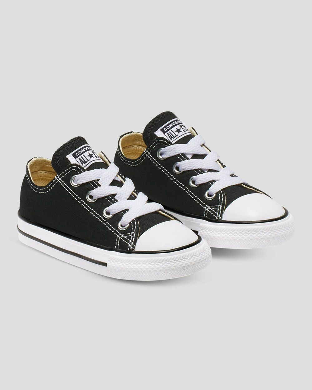 Converse Chuck Taylor All Star Toddler Lave Sko Barn Svarte | 9748ORGAL